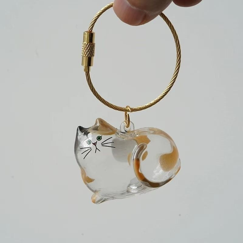Transparent Cat or Dog Hair Keychain/Ornament