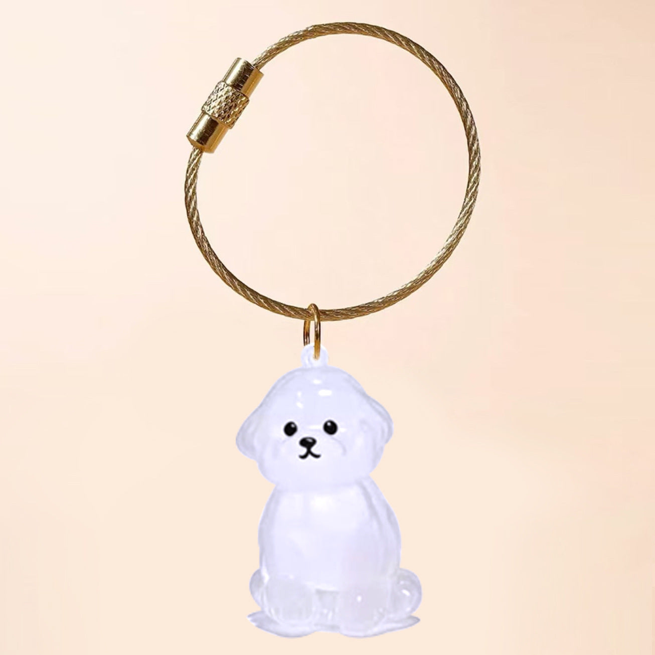 Transparent Cat or Dog Hair Keychain/Ornament