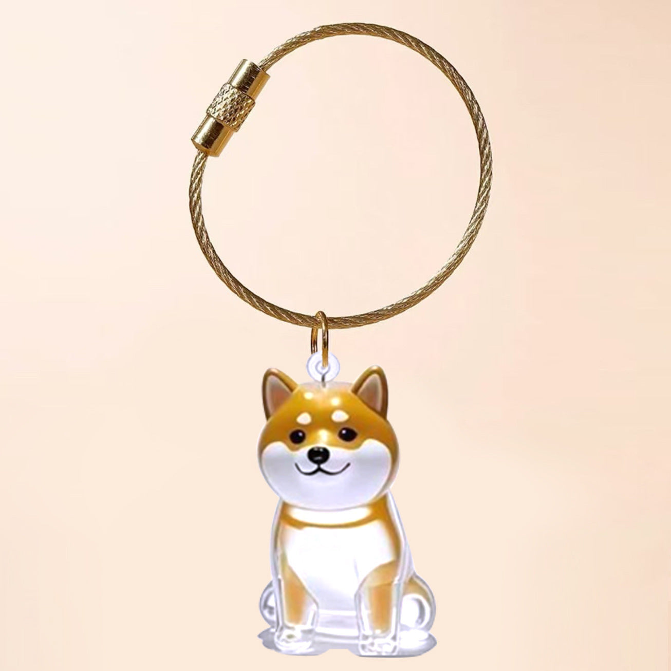 Transparent Cat or Dog Hair Keychain/Ornament