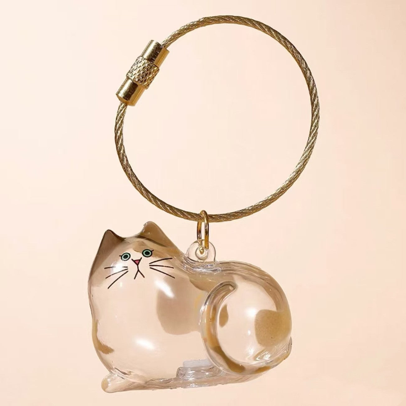 Transparent Cat or Dog Hair Keychain/Ornament