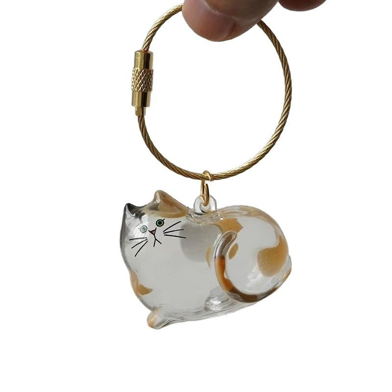 Transparent Cat or Dog Hair Keychain/Ornament